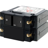 Blue Sea Systems A-Series Flat Rocker Circuit Breaker, Double Pole, 120/240V AC, 32V DC — Quality Boat Parts