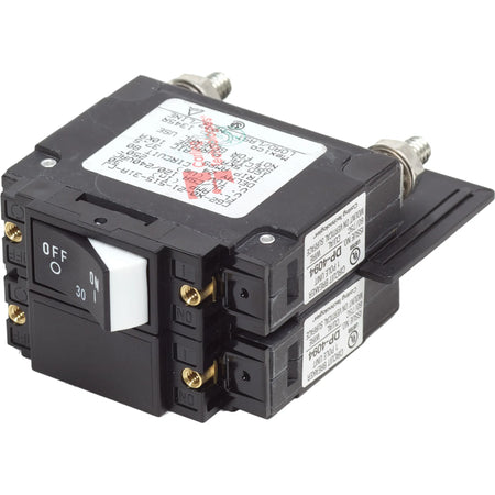 Blue Sea Systems UL-489 Circuit Breaker, 250V AC, 2-Pole, Raised Rocker — Quality Boat Parts