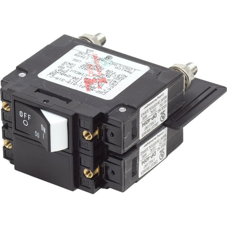 Blue Sea Systems UL-489 Circuit Breaker, 250V AC, 2-Pole, Raised Rocker — Quality Boat Parts