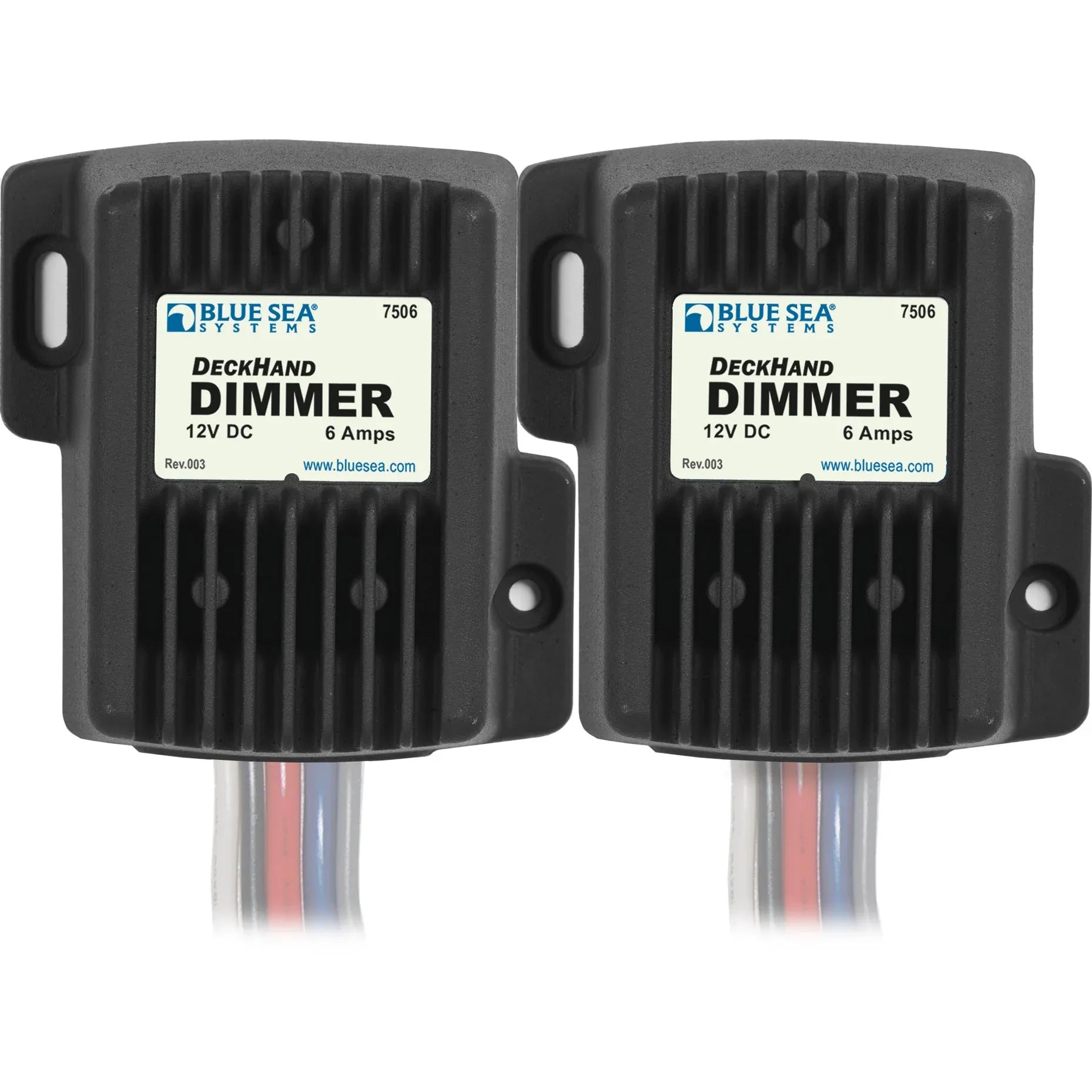 Blue Sea Systems DeckHand Dimmer, For Non-Regulated LED, Incandescent and Halogen Lights, 0-100% Voltage Control, Momentary Switch, Last Setting Memory — Quality Boat Parts