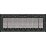 Blue Sea Systems Contura DC Switch Panel, Water Resistant, 12/24V DC, ON-OFF Switches, Slate Gray Finish — Quality Boat Parts