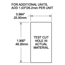 Blue Sea Systems Contura Switch Mounting Panel — Quality Boat Parts