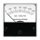 Blue Sea Systems AC Analog Micro Voltmeter, 2 in Face, Backlit, 2-Wire Connection — Quality Boat Parts