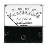Blue Sea Systems AC Analog Micro Voltmeter, 2 in Face, Backlit, 2-Wire Connection — Quality Boat Parts