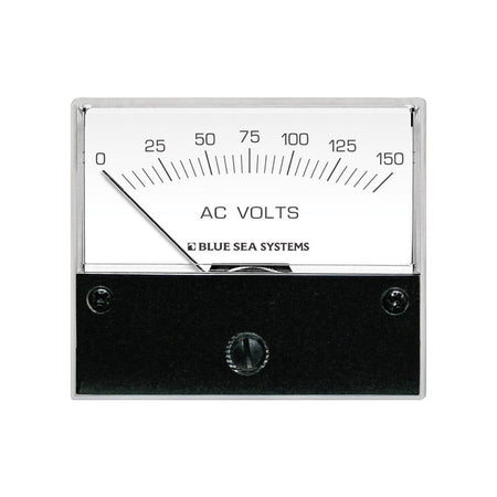 Blue Sea Systems AC Analog Voltmeter, 2.75 in Face, Backlit Face — Quality Boat Parts