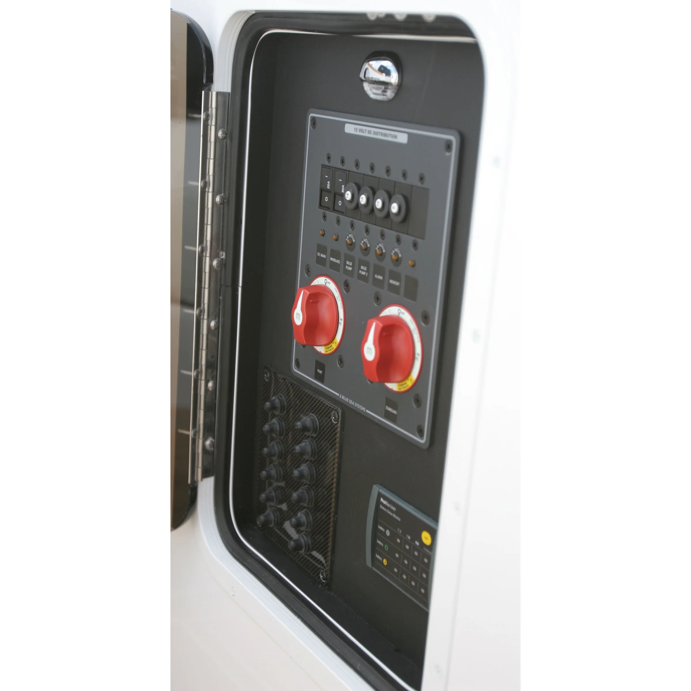 Blue Sea Systems Triple Battery Bank Management Panel, 12/24V DC, 32V Max — Quality Boat Parts