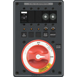 Blue Sea Systems Dual Battery Bank Management Panel, 12V/24V DC, 32V Max, Emergency Cross Connect — Quality Boat Parts
