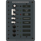 Blue Sea Systems ELCI Main Circuit Breaker Panel, 30A Double Pole, 120V AC, 30mA Leakage Trip — Quality Boat Parts