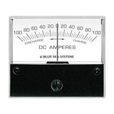 Blue Sea Systems DC Zero Center Analog Ammeter with Shunt, 2.75in Face, 50mV External Shunt, Backlit Meter Face — Quality Boat Parts