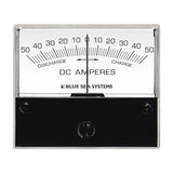 Blue Sea Systems DC Zero Center Analog Ammeter with Shunt, 2.75in Face, 50mV External Shunt, Backlit Meter Face — Quality Boat Parts