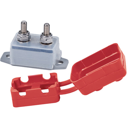 Blue Sea Systems Marine Grade Short Stop Circuit Breakers, 2500A @ 28V DC, IP64 Boot, Push-to-Reset — Quality Boat Parts