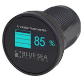 Blue Sea Systems Mini OLED Tank Meter, 8V-36V DC, 12V/24V DC, 5% Resolution, 10-180/240-33 Ohm Senders, 1-1/8 in Hole Mount — Quality Boat Parts