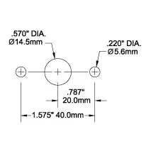Blue Sea Systems Medium Duty Push Button Reset Only Circuit Breaker, 120V AC/32V DC, Thermal Trip — Quality Boat Parts
