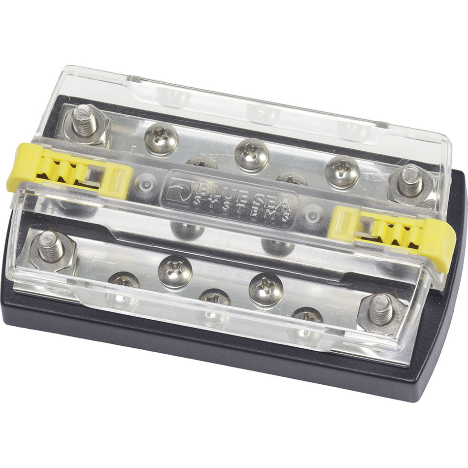 Blue Sea Systems DualBus Plus 150A BusBar, 5 Gang, #10-32 Screw Terminals — Quality Boat Parts