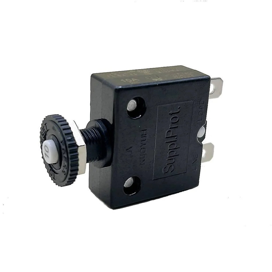 Blue Sea Systems Push Button Reset Only Quick Connect Circuit Breaker, 32V DC, Panel Mount, Thermal Trip, Ignition Protected — Quality Boat Parts