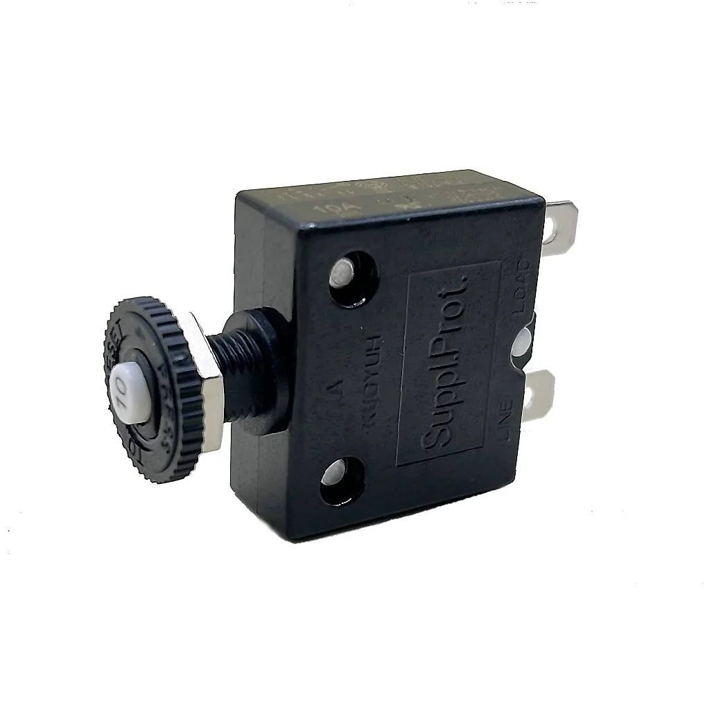Blue Sea Systems Push Button Reset Only Quick Connect Circuit Breaker, 32V DC, Panel Mount, Thermal Trip, Ignition Protected — Quality Boat Parts