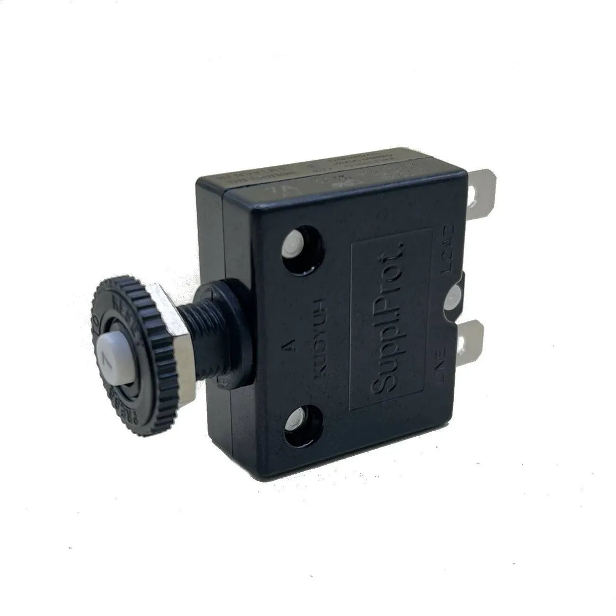 Blue Sea Systems Push Button Reset Only Quick Connect Circuit Breaker, 32V DC, Panel Mount, Thermal Trip, Ignition Protected — Quality Boat Parts