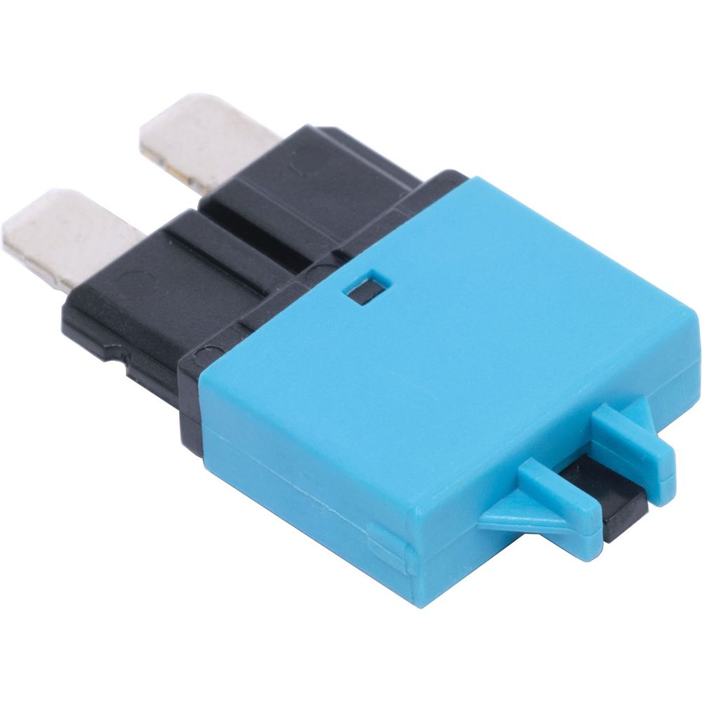 Blue Sea Systems ATO/ATC-Style Low Profile Circuit Breaker, For ST-Blade Fuse Blocks, 32V DC, Thermal Trip, Manual Reset, 2pk — Quality Boat Parts