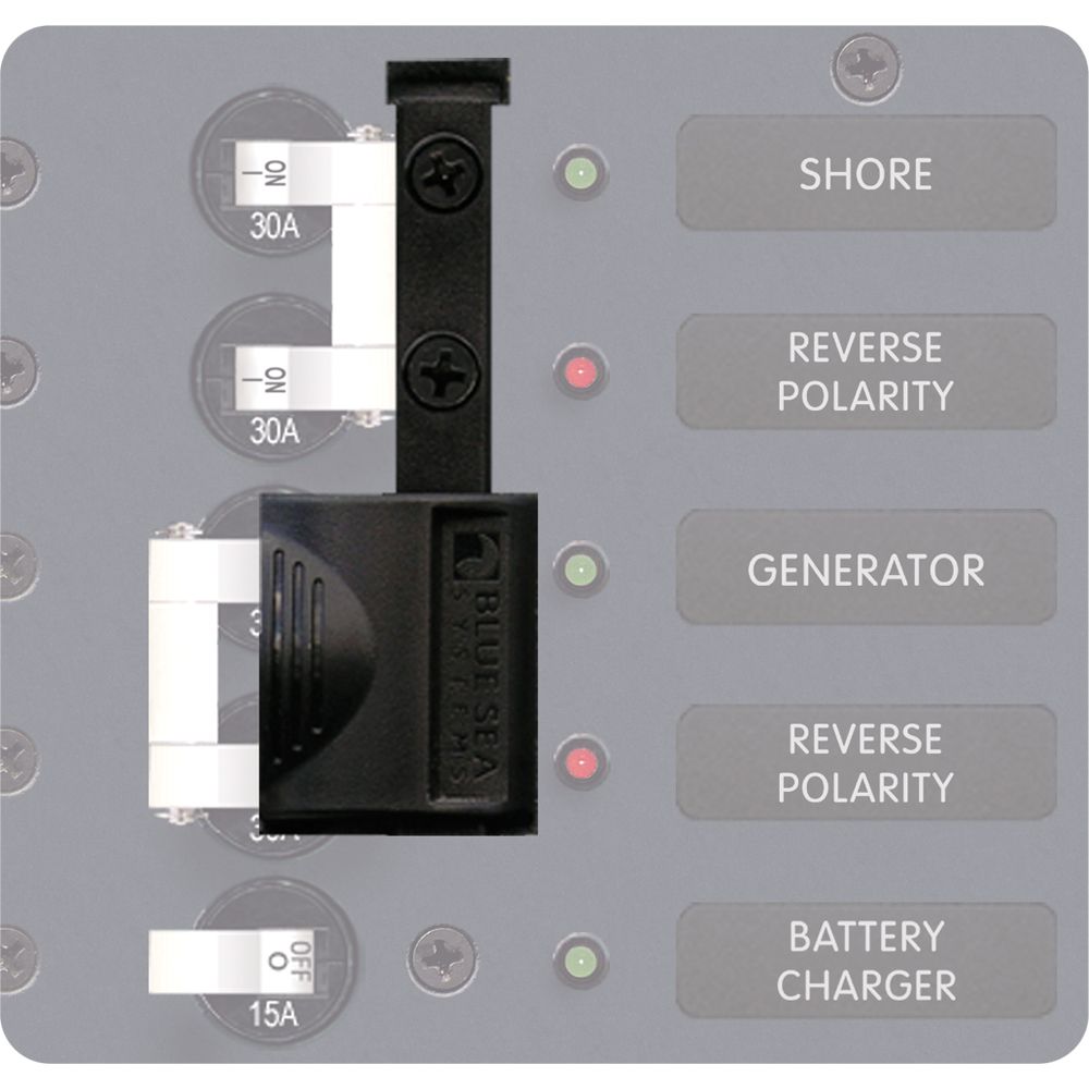 Blue Sea Systems AC A-Series 2-Pole Circuit Breaker Lockout Slide — Quality Boat Parts