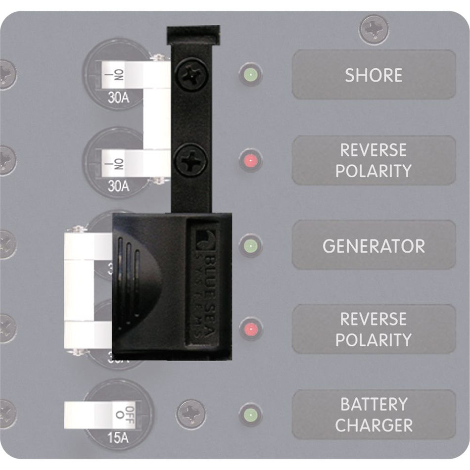 Blue Sea Systems AC A-Series 2-Pole Circuit Breaker Lockout Slide — Quality Boat Parts