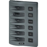 Blue Sea Systems WeatherDeck Waterproof Switch Only Panel, 12V/24V DC, IP67, 15A per Circuit — Quality Boat Parts