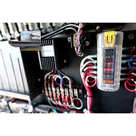 Blue Sea Systems ST Blade Fuse Block, 6 Independent Circuits, 32V DC, ATO/ATC — Quality Boat Parts