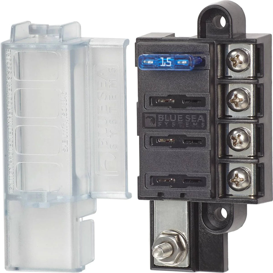 Blue Sea Systems ST Blade Compact Fuse Block, 100A, 32V DC, ATO/ATC — Quality Boat Parts