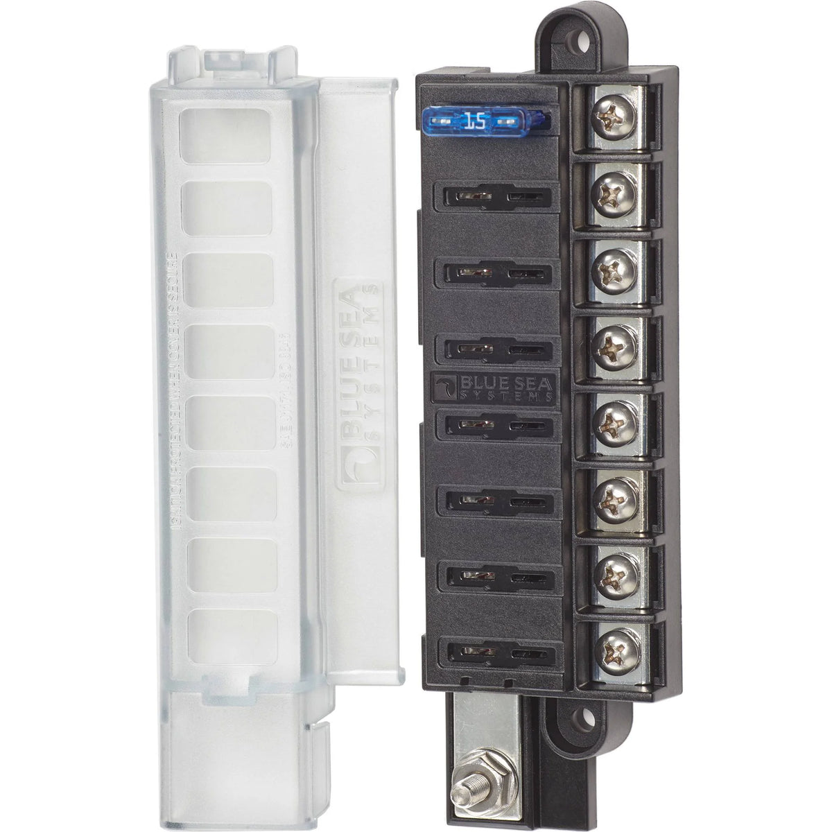 Blue Sea Systems ST Blade Compact Fuse Block, 100A, 32V DC, ATO/ATC — Quality Boat Parts