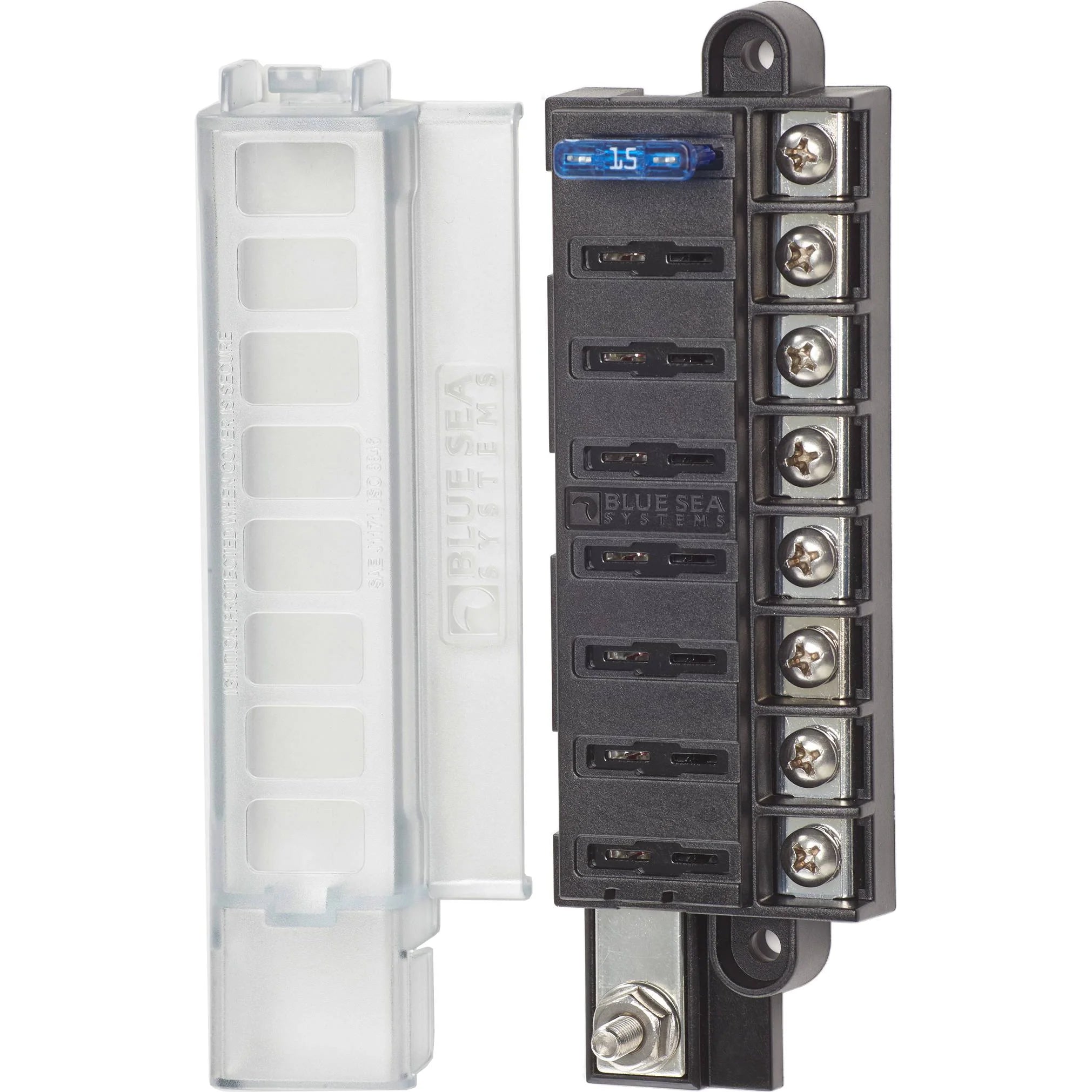 Blue Sea Systems ST Blade Compact Fuse Block, 100A, 32V DC, ATO/ATC — Quality Boat Parts