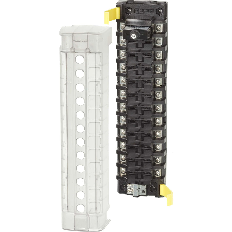 Blue Sea Systems ST CLB Circuit Breaker Block, 32V DC, Surface Mount, Tin-Plated Copper Busses — Quality Boat Parts