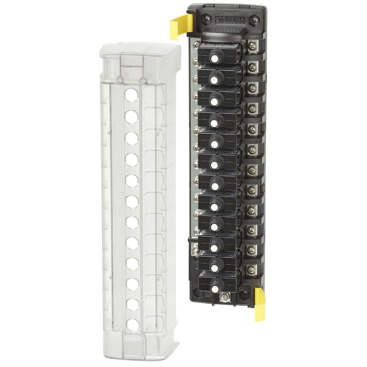 Blue Sea Systems ST CLB Circuit Breaker Block, 32V DC, Surface Mount, Tin-Plated Copper Busses — Quality Boat Parts