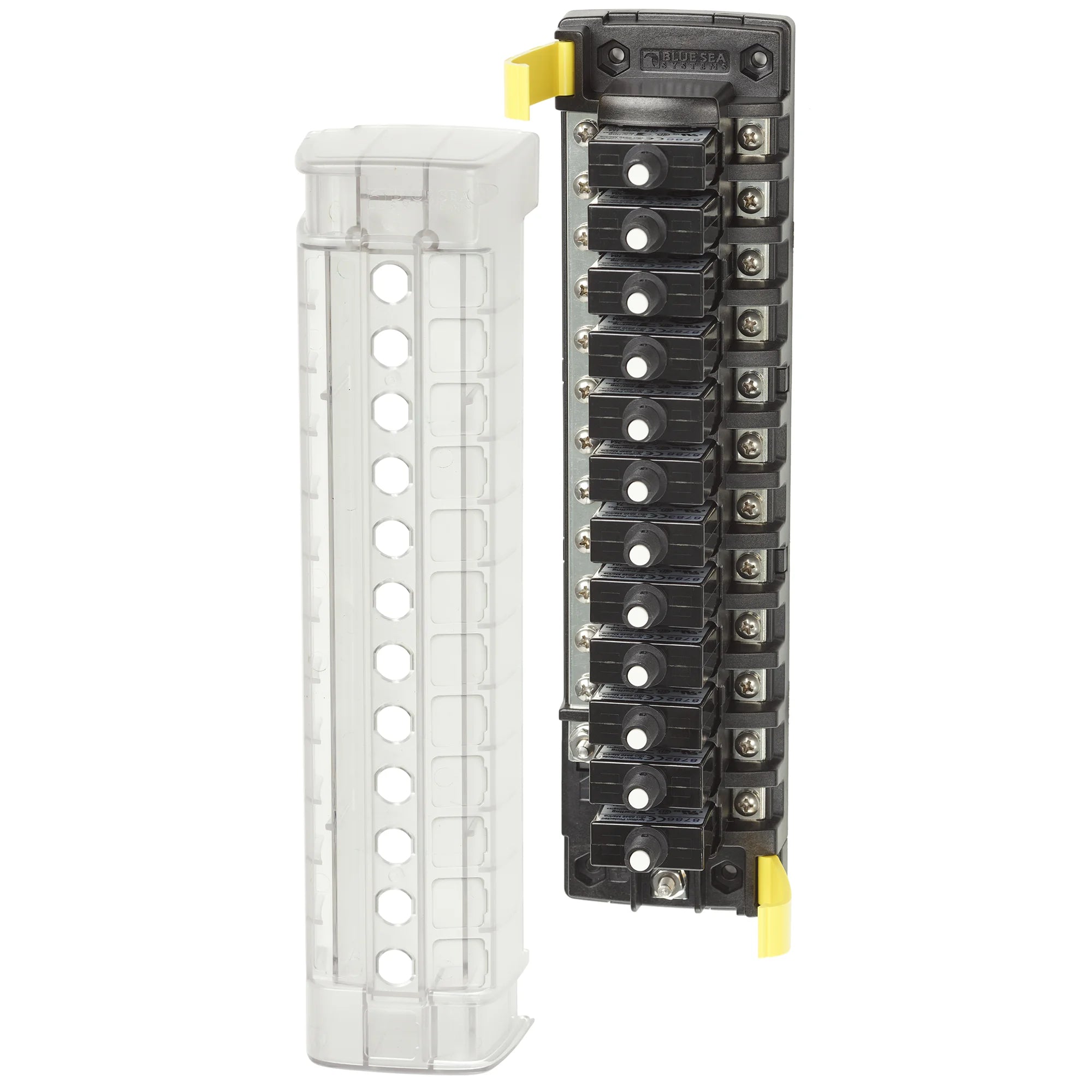 Blue Sea Systems ST CLB Circuit Breaker Block, 32V DC, Surface Mount, Tin-Plated Copper Busses — Quality Boat Parts
