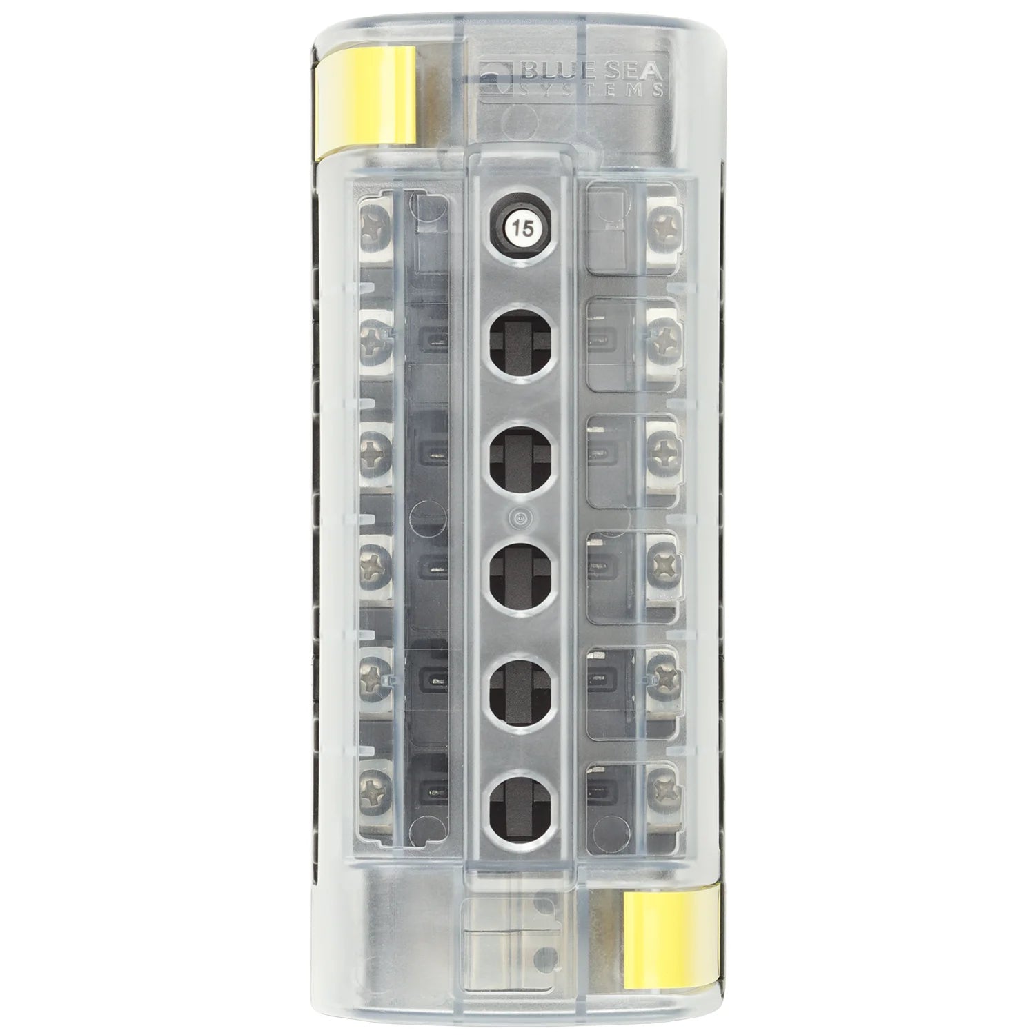 Blue Sea Systems ST CLB Circuit Breaker Block, 32V DC, Surface Mount, Tin-Plated Copper Busses — Quality Boat Parts
