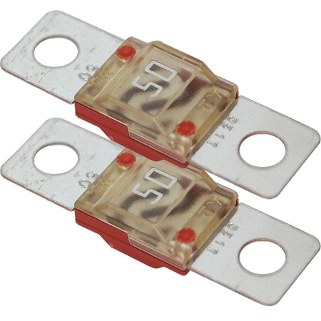 Blue Sea Systems AMI/MIDI Fuse Pair, 32V DC, Tin-Plated Copper Blades, Ignition Protected — Quality Boat Parts