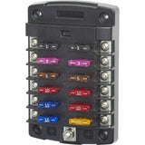 Blue Sea Systems ST Blade Fuse Block, ATO/ATC, 32V DC, Screw Terminal — Quality Boat Parts