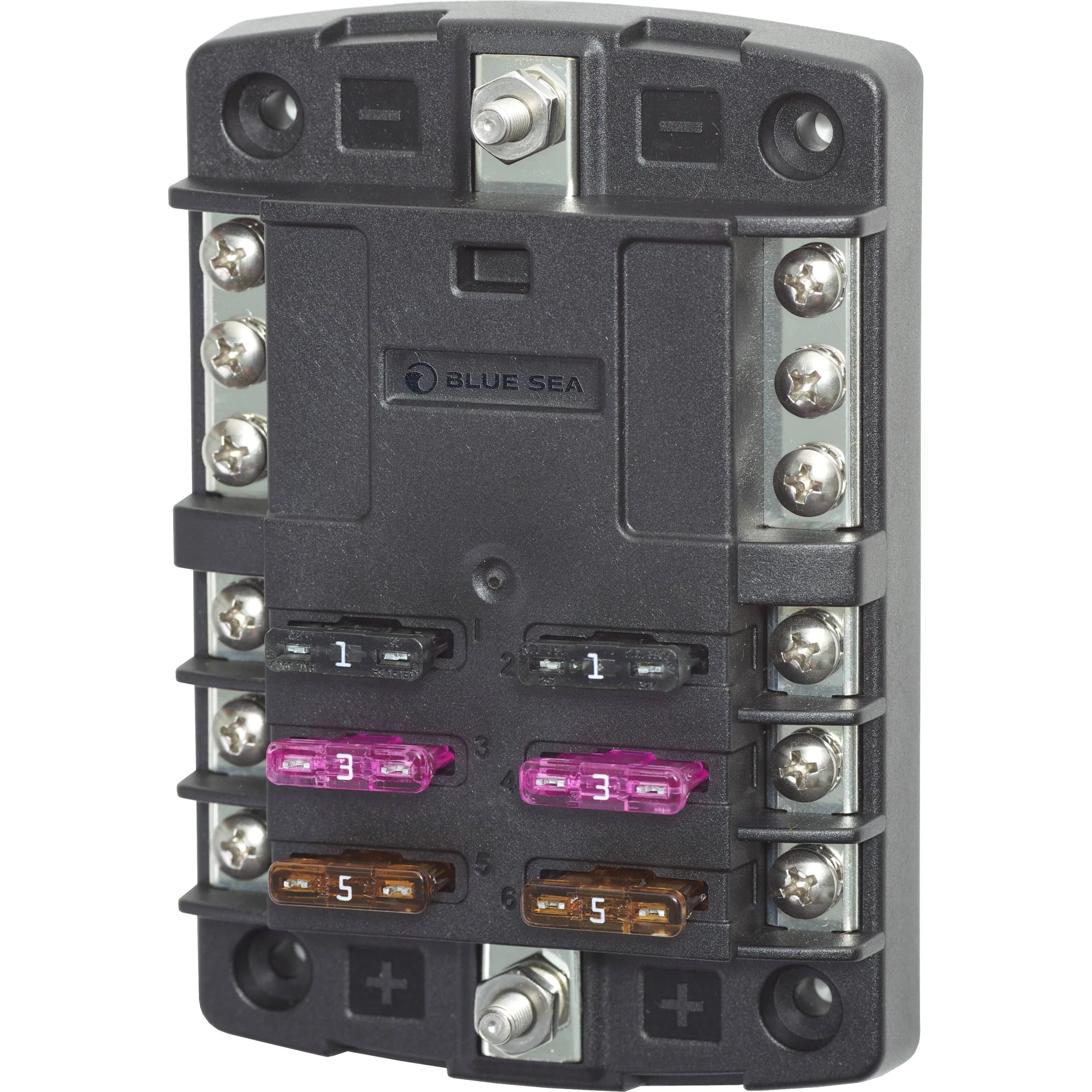 Blue Sea Systems ST Blade Fuse Block, ATO/ATC, 32V DC, Screw Terminal — Quality Boat Parts