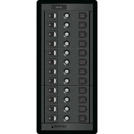 Blue Sea Systems 360 Series Switch CLB Panel, 12V DC — Quality Boat Parts