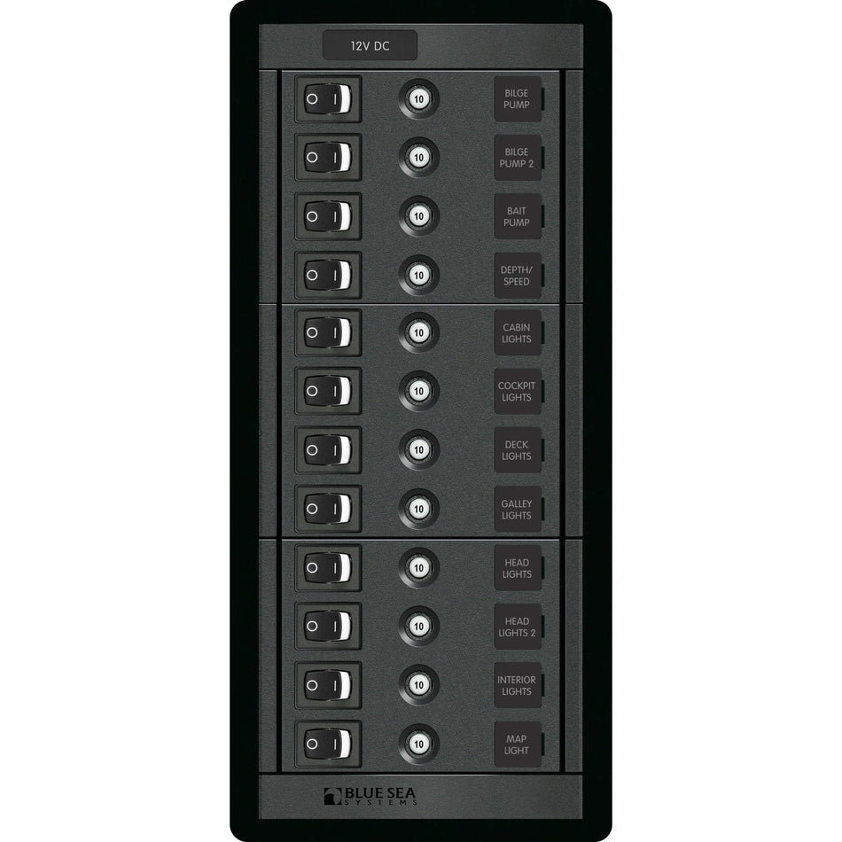 Blue Sea Systems 360 Series Switch CLB Panel, 12V DC — Quality Boat Parts