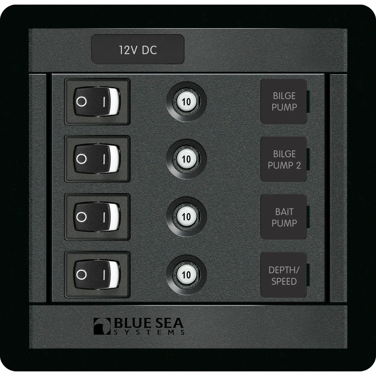 Blue Sea Systems 360 Series Switch CLB Panel, 12V DC — Quality Boat Parts