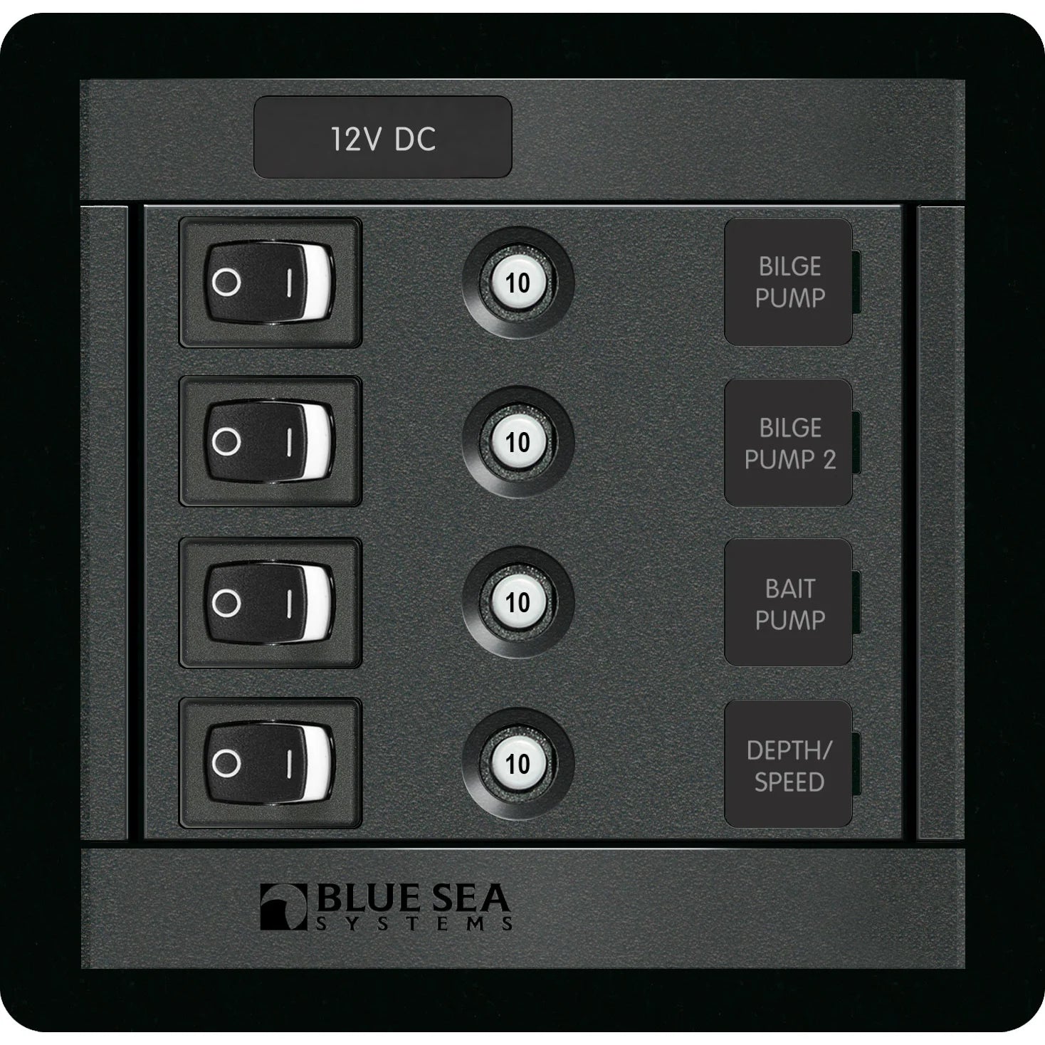 Blue Sea Systems 360 Series Switch CLB Panel, 12V DC — Quality Boat Parts