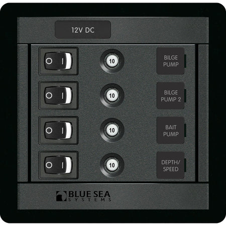 Blue Sea Systems 360 Series Switch CLB Panel, 12V DC — Quality Boat Parts