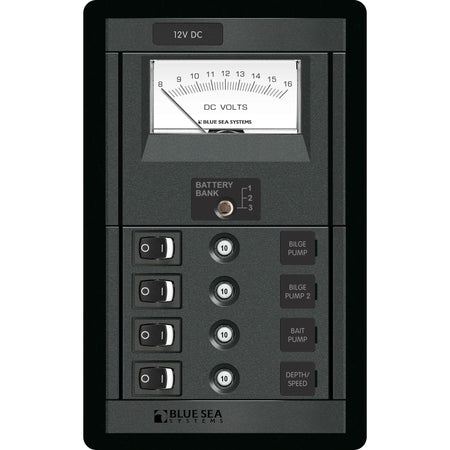 Blue Sea Systems 360 Series Switch CLB Panel, 12V DC — Quality Boat Parts
