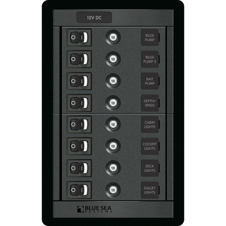 Blue Sea Systems 360 Series Switch CLB Panel, 12V DC — Quality Boat Parts