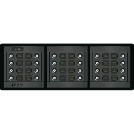 Blue Sea Systems 360 Series DC CLB Circuit Breaker Panel, 12/24V DC — Quality Boat Parts