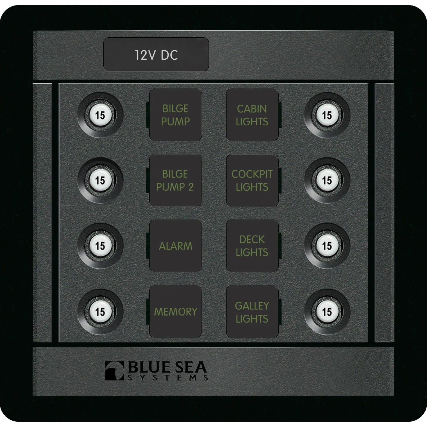 Blue Sea Systems 360 Series DC CLB Circuit Breaker Panel, 12/24V DC — Quality Boat Parts