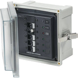 Blue Sea Systems SMS Surface Mount System Panel Enclosure, IP66, Glass-Filled Polycarbonate, Clear Cover, 6 x 6 x 4 in — Quality Boat Parts