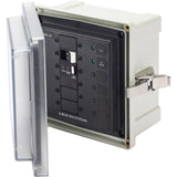 Blue Sea Systems SMS Surface Mount System Panel Enclosure, IP66, Glass-Filled Polycarbonate, Clear Cover, 6 x 6 x 4 in — Quality Boat Parts