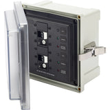 Blue Sea Systems SMS Surface Mount System Panel Enclosure, IP66, Glass-Filled Polycarbonate, Clear Cover, 6 x 6 x 4 in — Quality Boat Parts