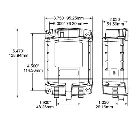 Blue Sea Systems ML-RBS Remote Battery Switch, 500A, Manual Control, Bi-Stable — Quality Boat Parts