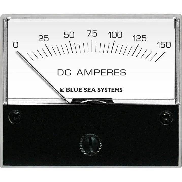 Blue Sea Systems DC Analog Ammeter, 2.75 in Face, 12V/24V DC Backlight — Quality Boat Parts